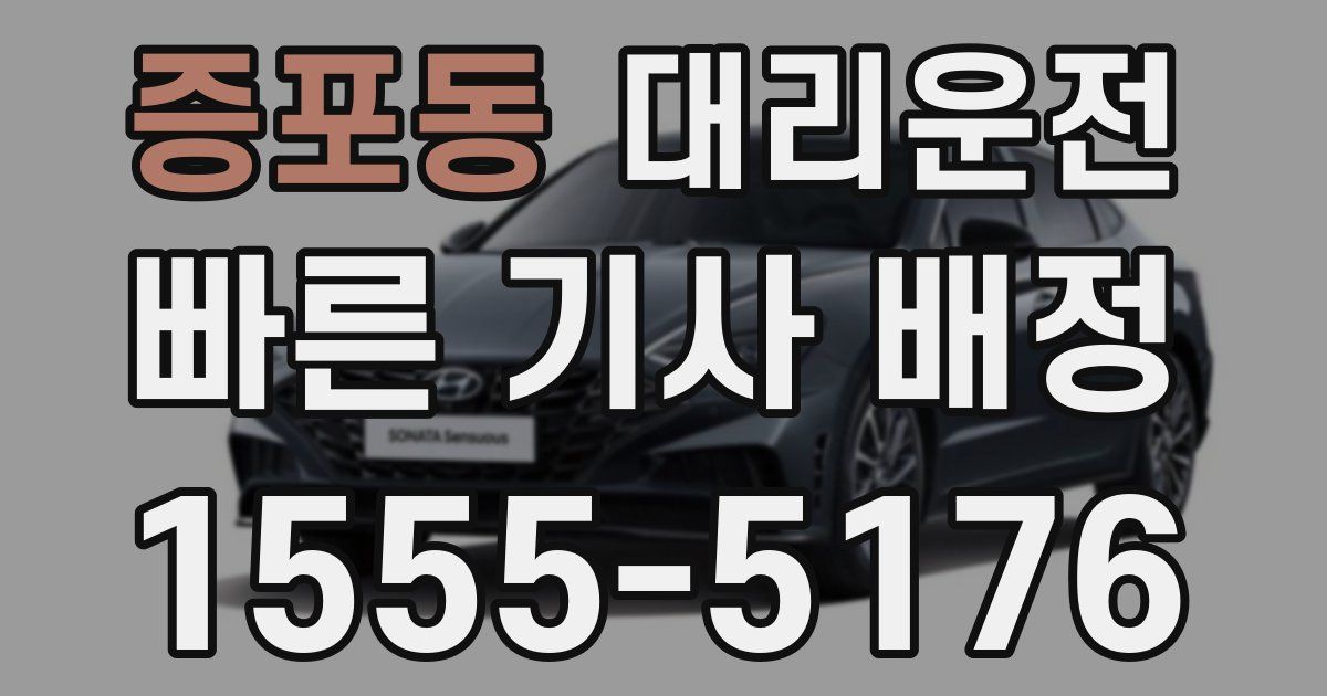 일일대리기사