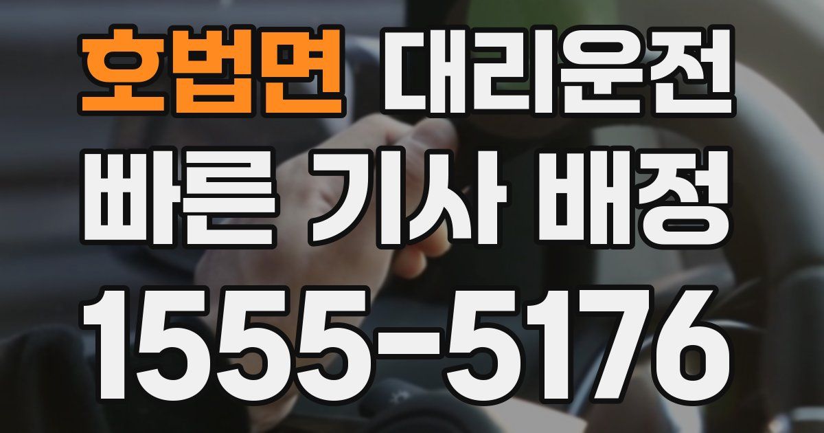 일일대리기사