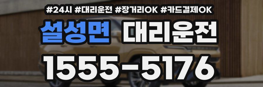 설성면 대리운전