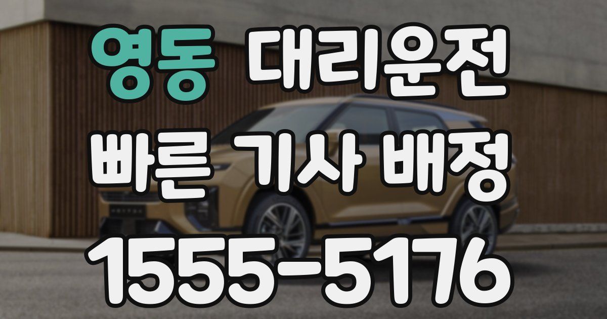 일일대리기사