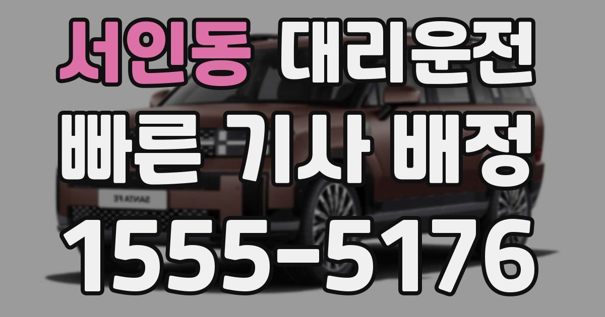 일일대리기사
