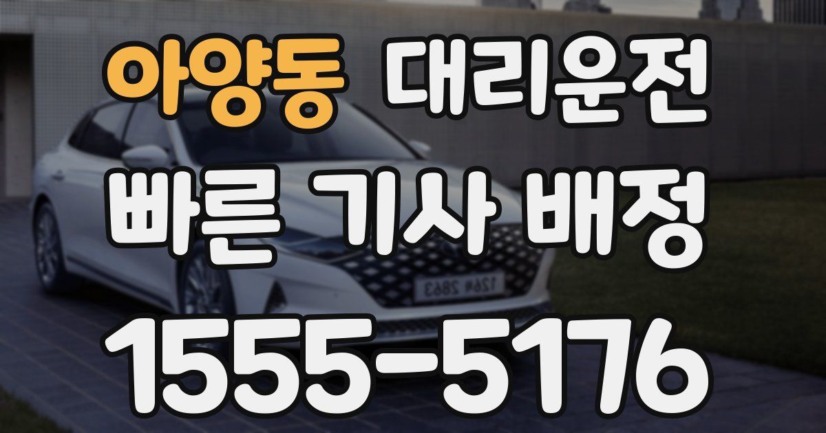 일일대리기사