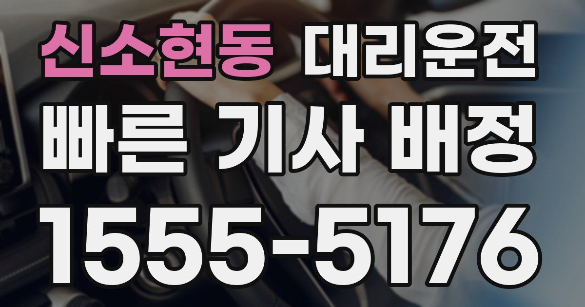 일일대리기사
