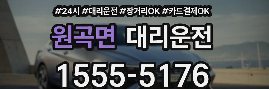 원곡면 대리운전