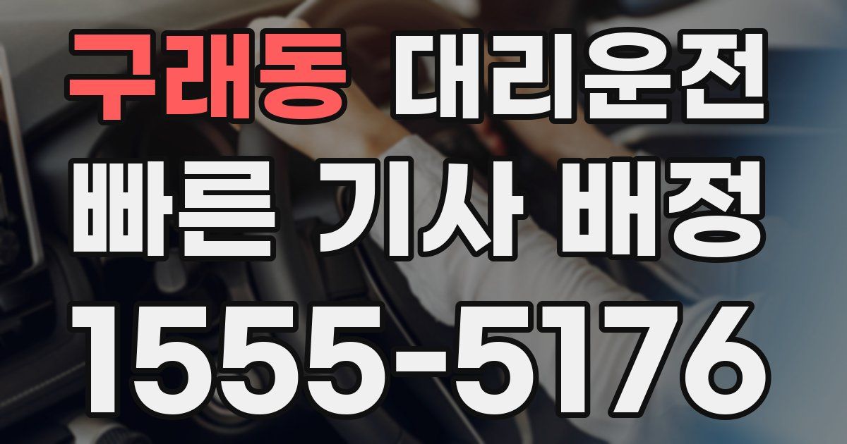 일일대리기사