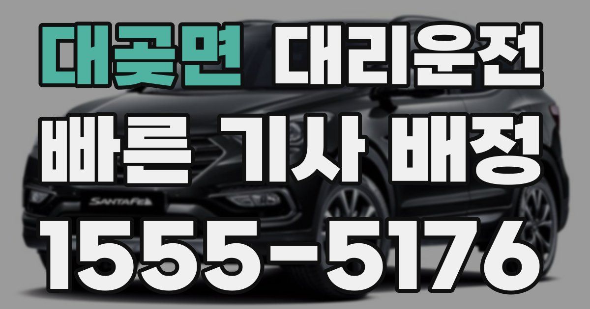 일일대리기사