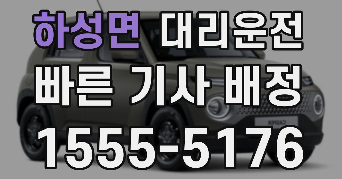 일일대리기사