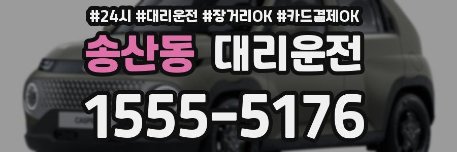 송산동 대리운전