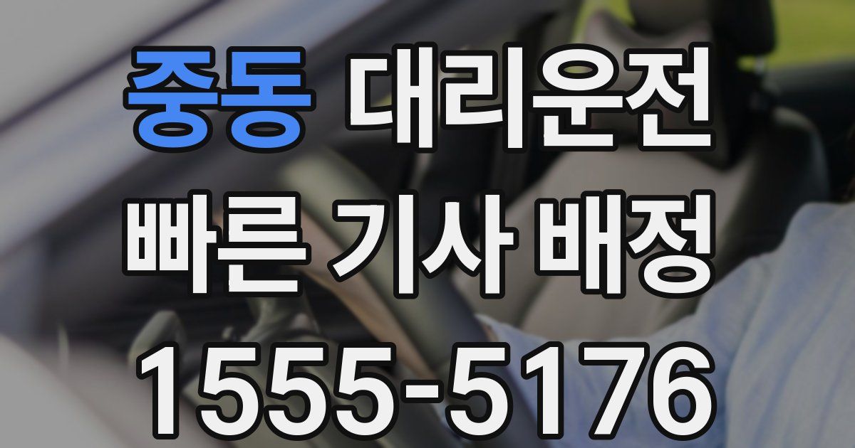일일대리기사