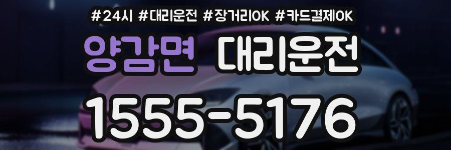 양감면 대리운전