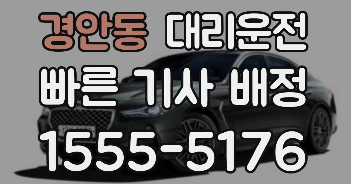 일일대리기사