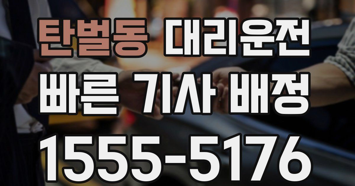 일일대리기사