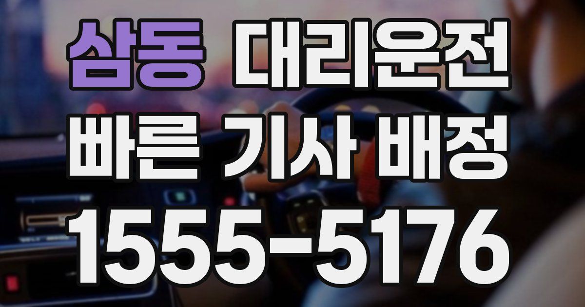 일일대리기사