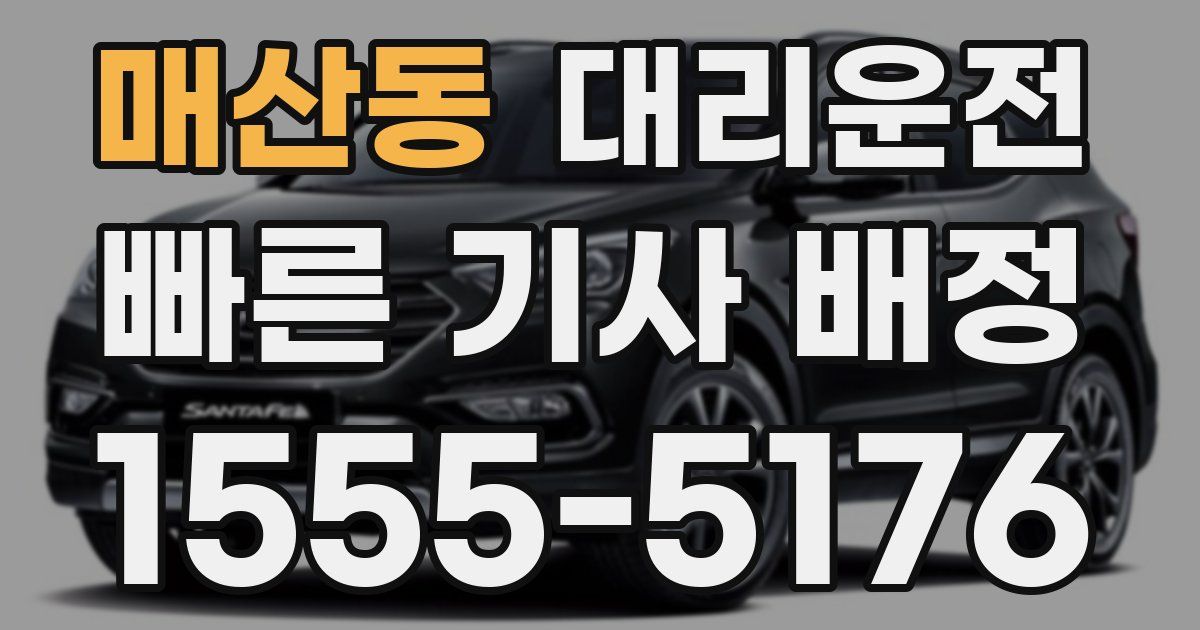 일일대리기사