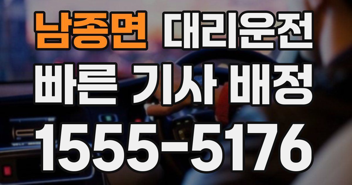 일일대리기사