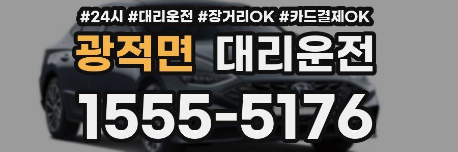 광적면 대리운전
