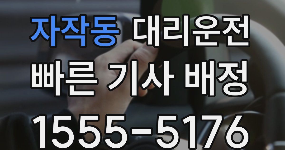 일일대리기사