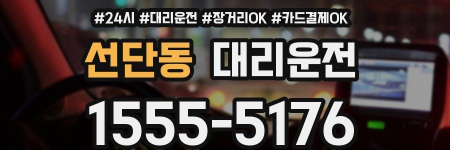 선단동 대리운전