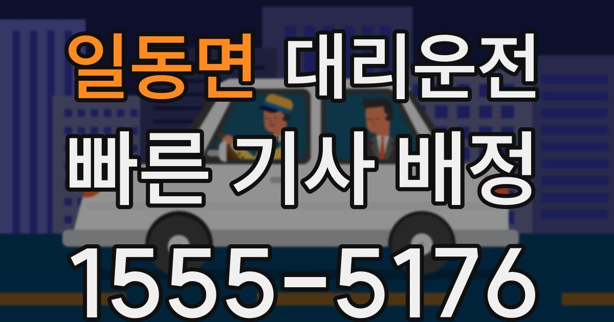 일일대리기사
