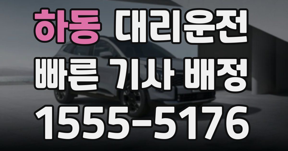 일일대리기사