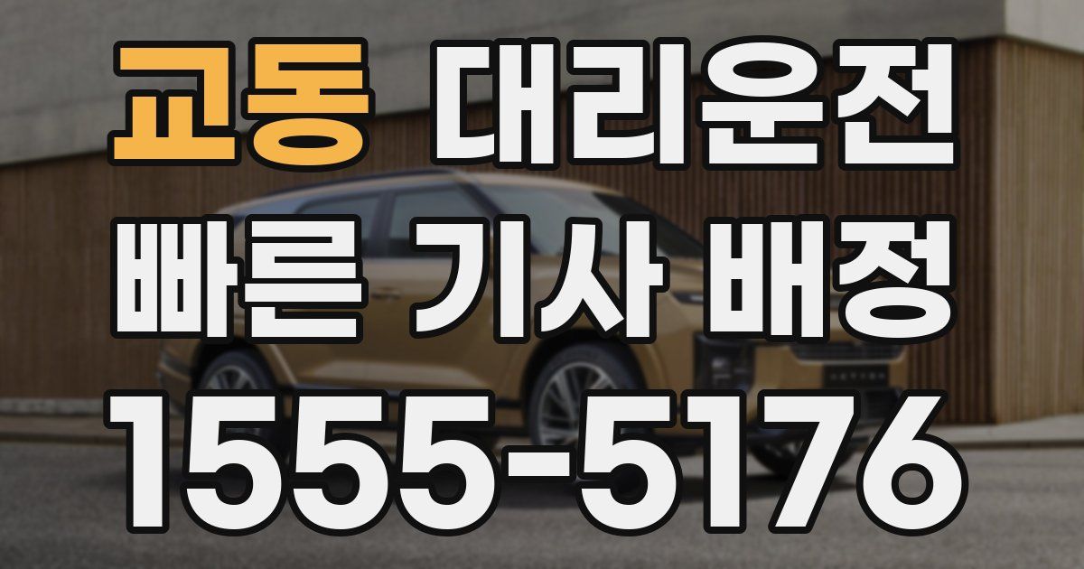 일일대리기사