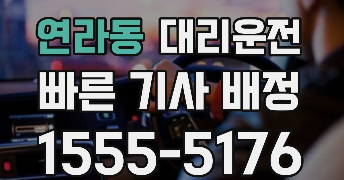 일일대리기사