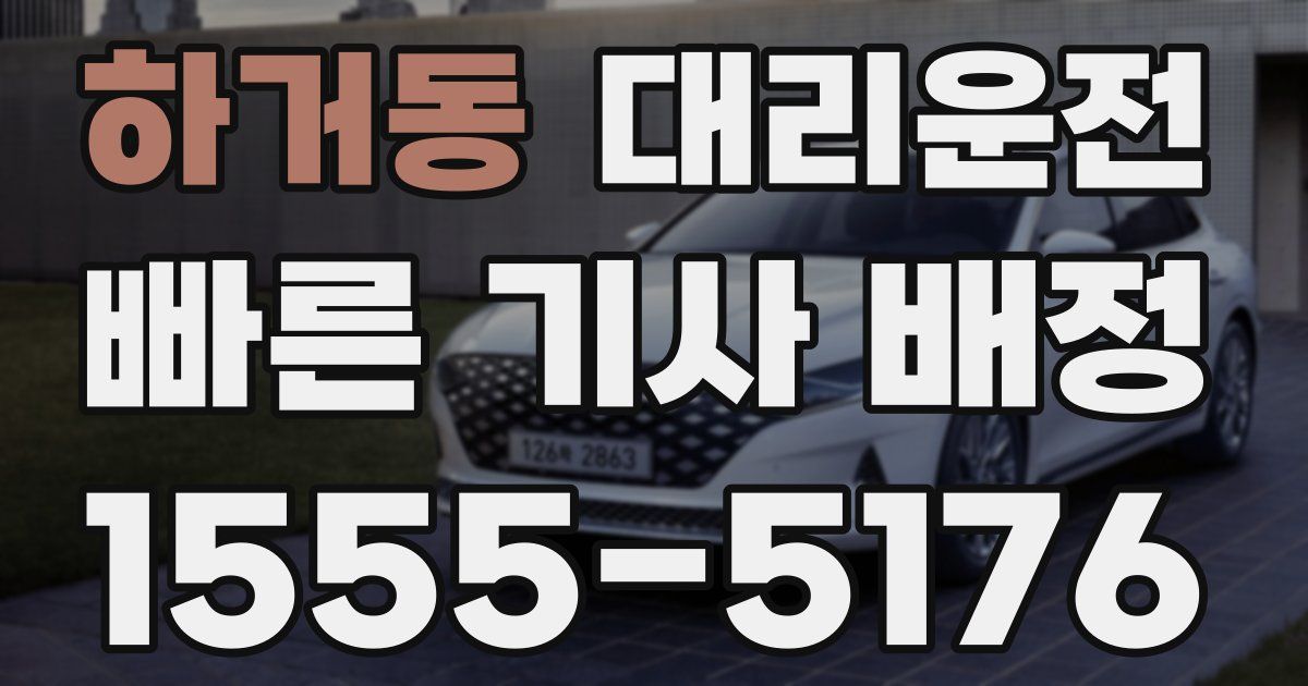 일일대리기사