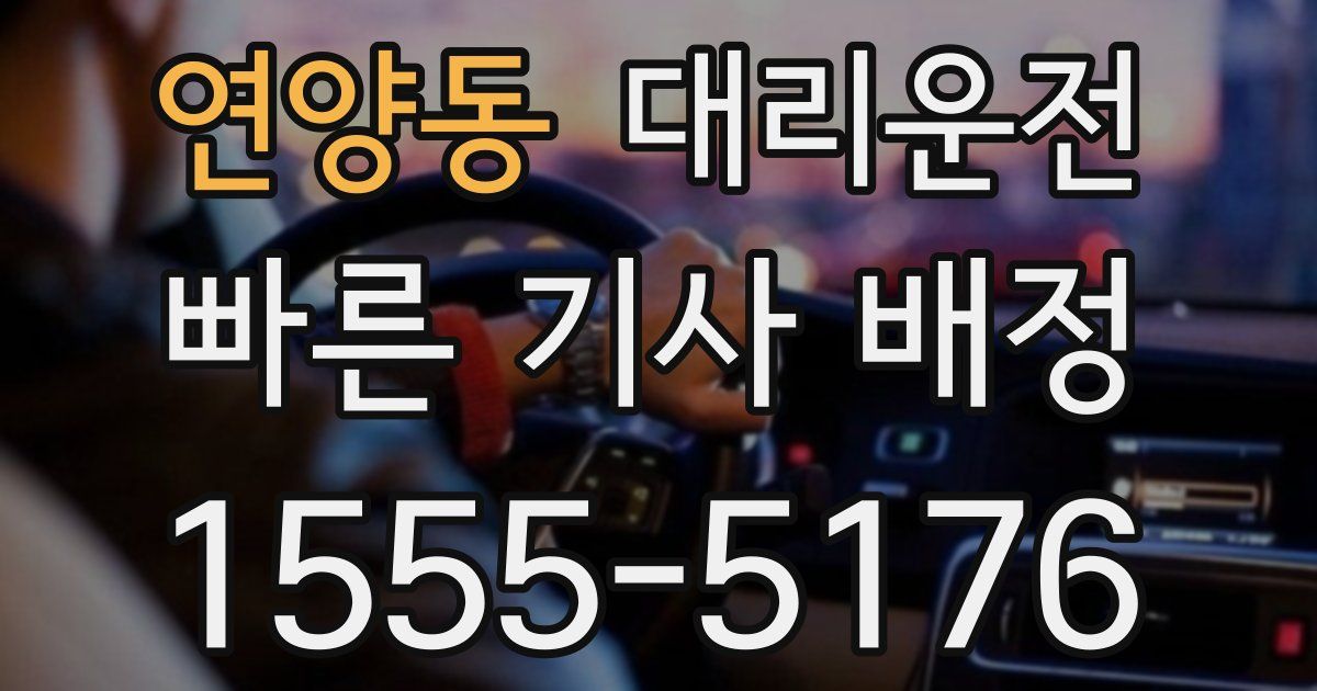 일일대리기사