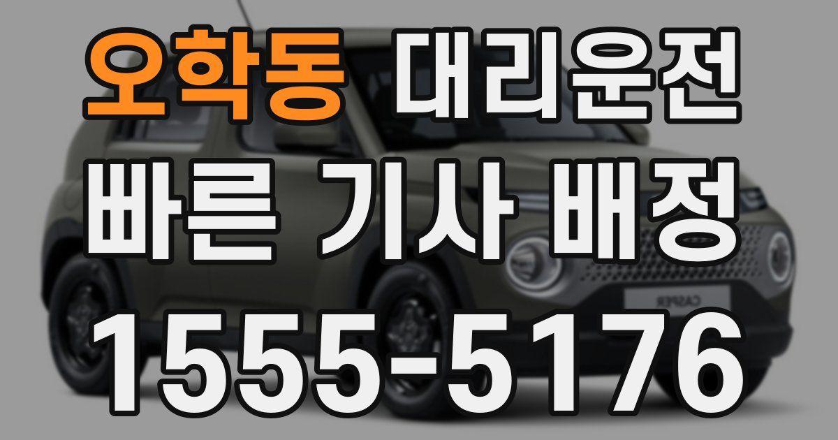 일일대리기사