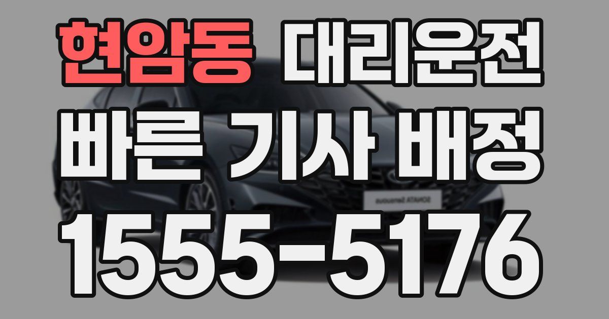일일대리기사