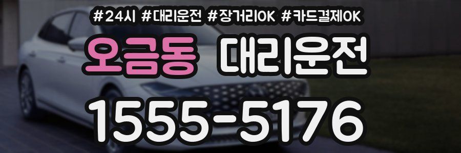 오금동 대리운전