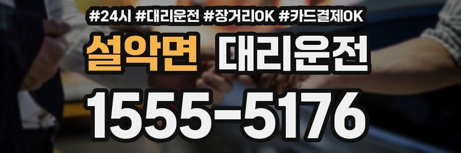 설악면 대리운전