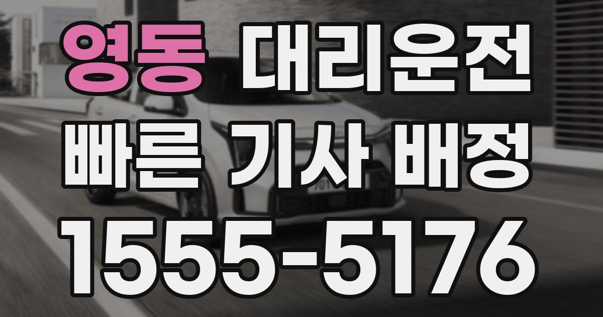 일일대리기사