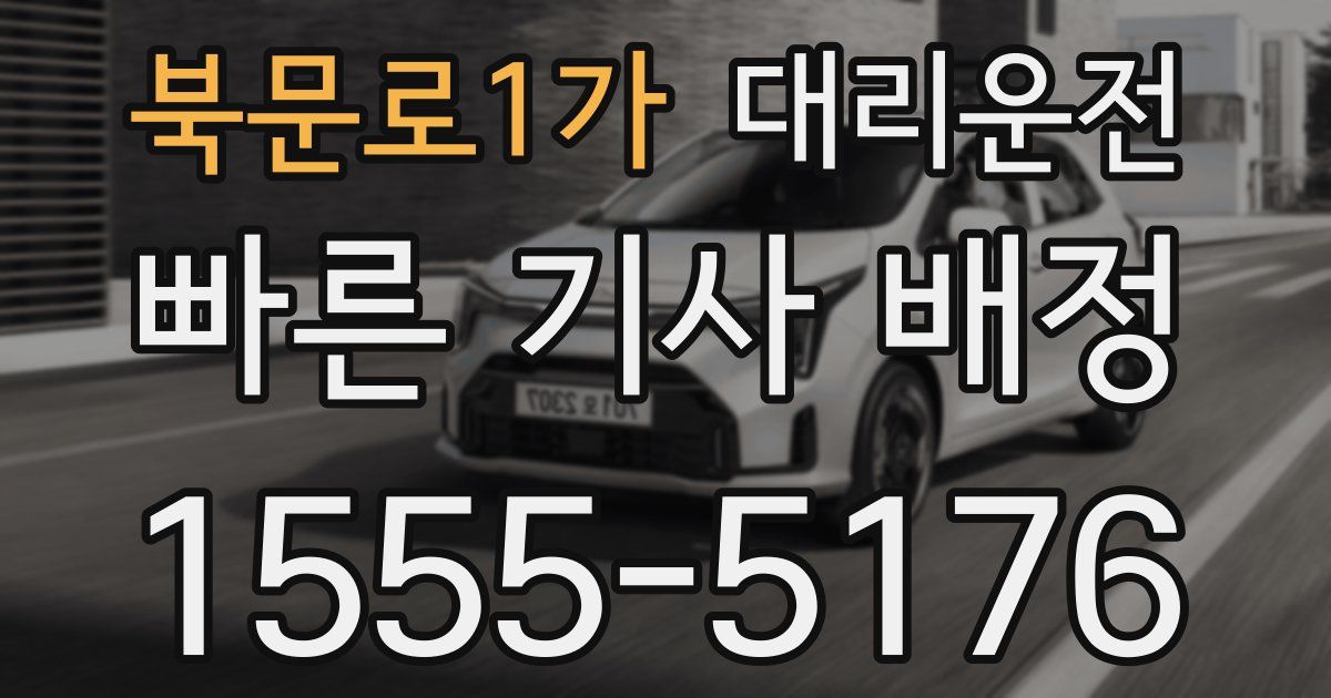 일일대리기사