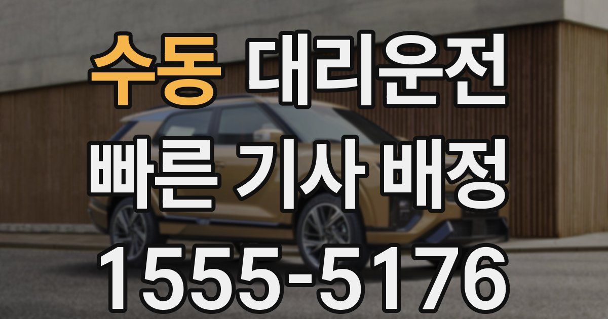 일일대리기사