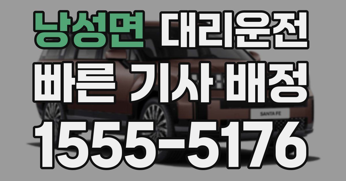 일일대리기사