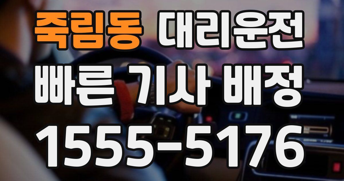 일일대리기사