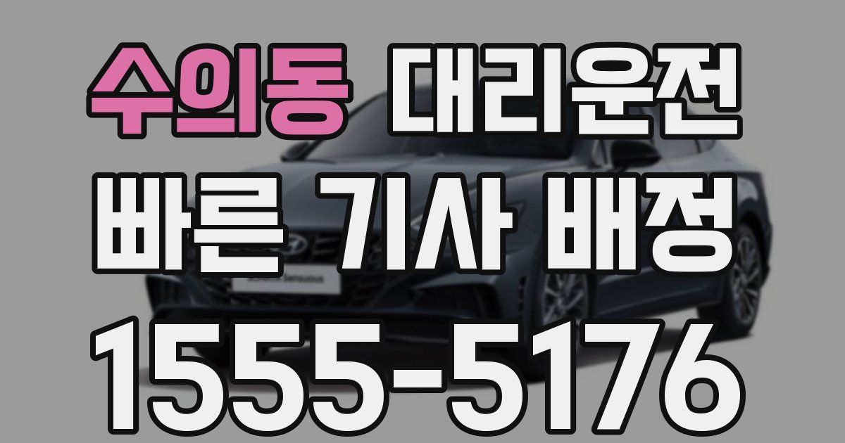 일일대리기사