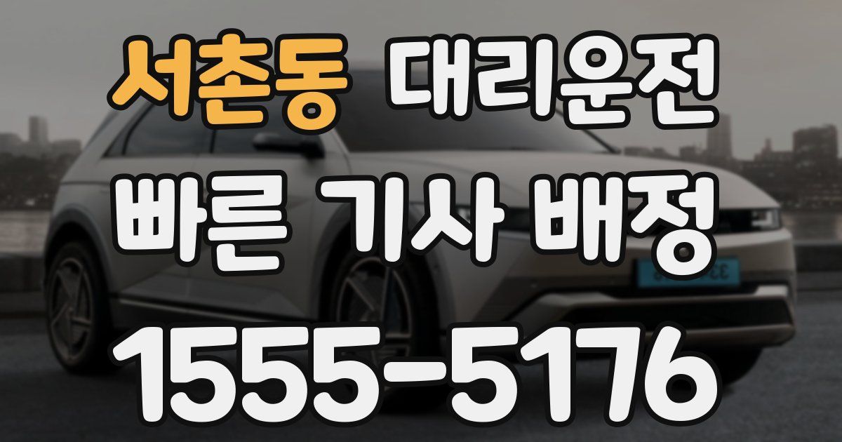 일일대리기사