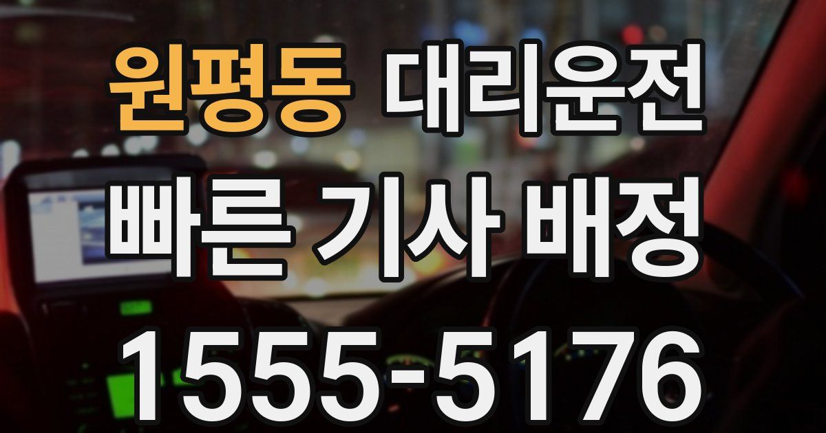 일일대리기사