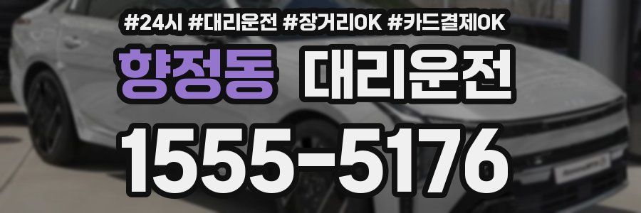 향정동 대리운전