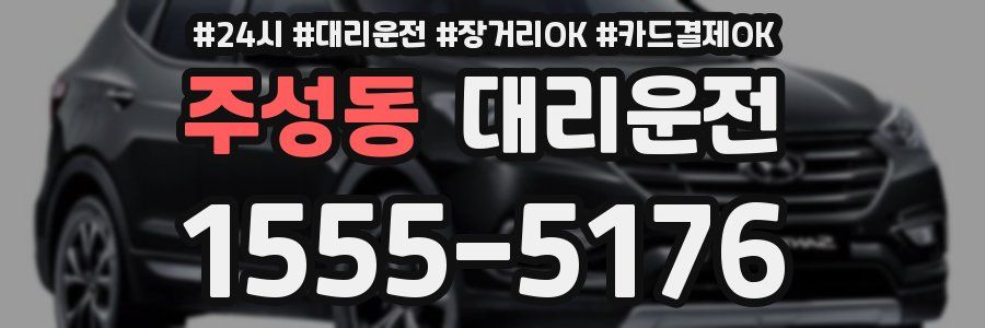 주성동 대리운전