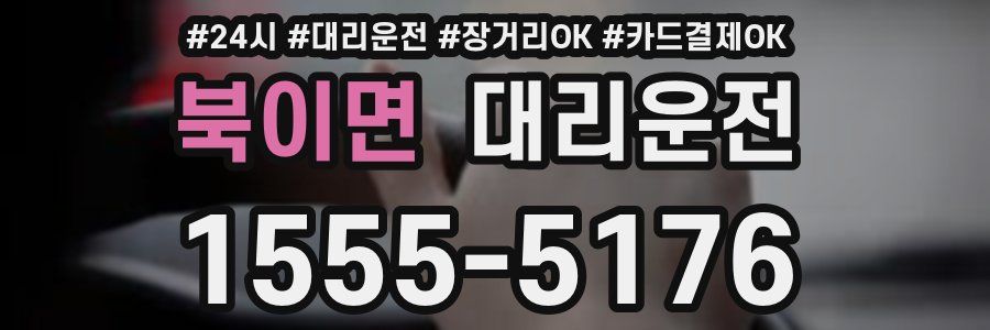 북이면 대리운전