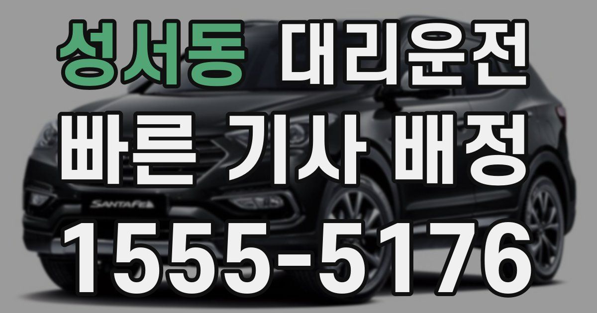 일일대리기사