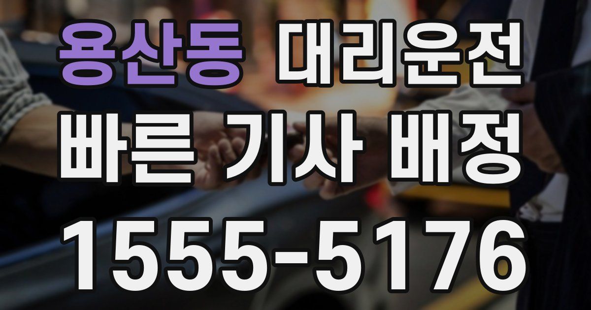 일일대리기사