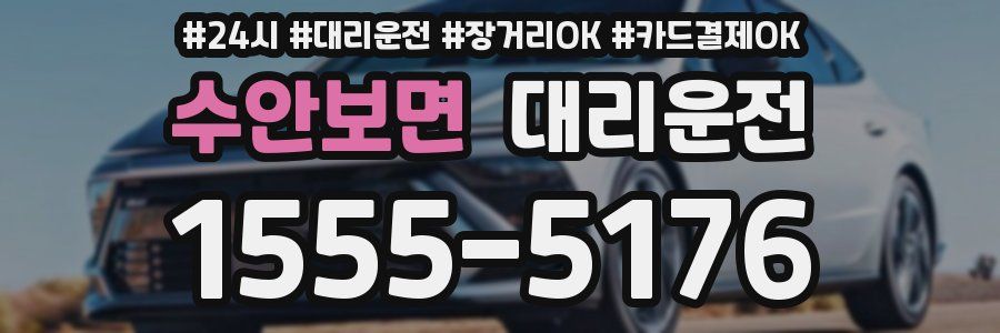 수안보면 대리운전