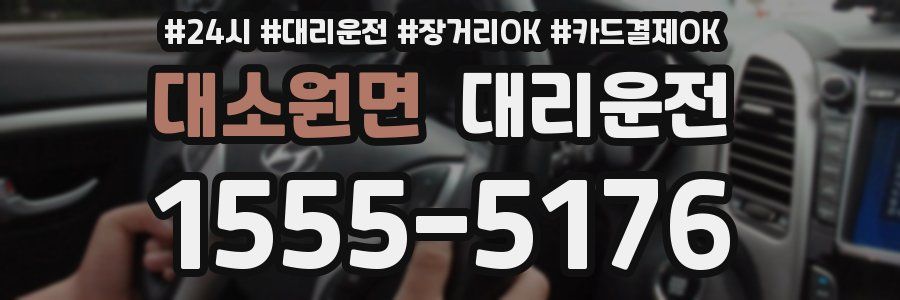 대소원면 대리운전