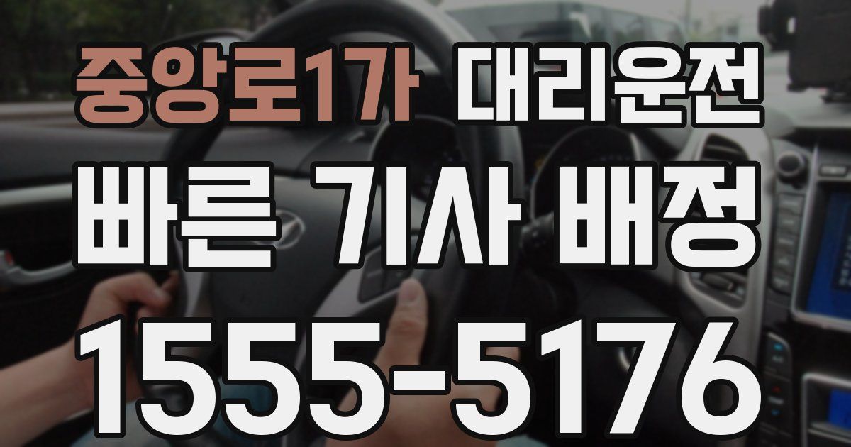 일일대리기사