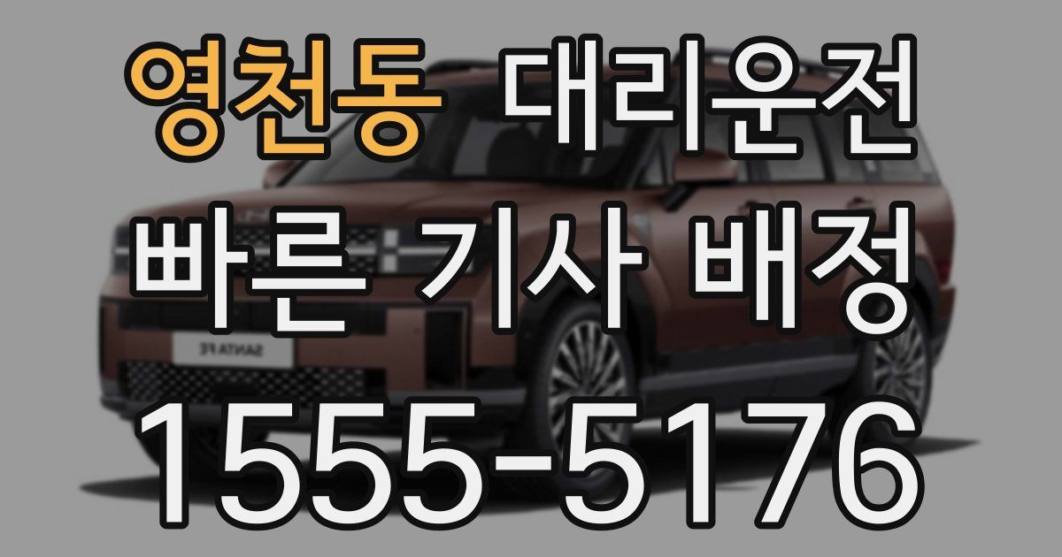 일일대리기사