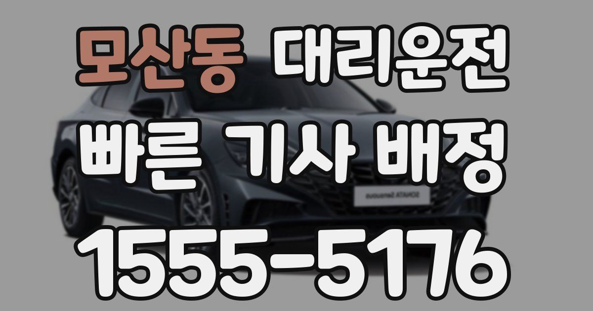 일일대리기사